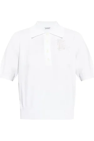 Burberry Polo med logo-applikation