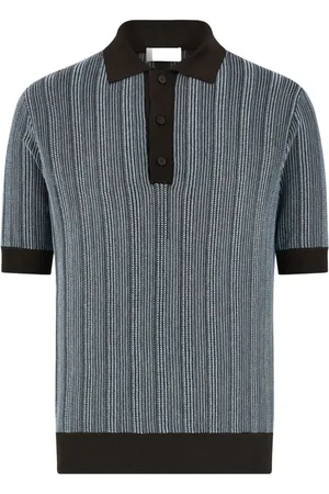 Salvatore Ferragamo Intarsiastrikket polo
