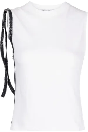 Dior Pre-owned tanktop med lynlåsdetalje fra 2001