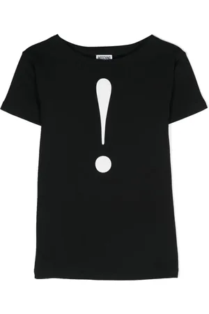 Moschino Jersey-kjole med udråbstegn-tryk