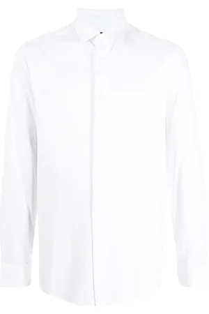 Emporio Armani Langærmet skjorte i jersey