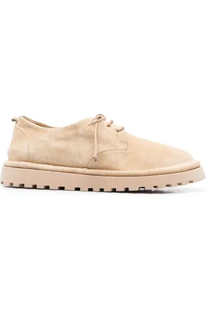 MARSÈLL Brogues i ruskind med snøre
