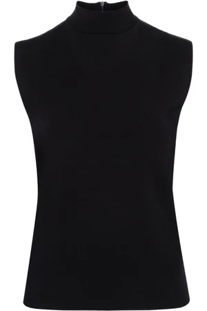 Plan C Jersey-top med høj hals