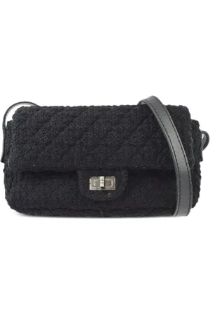 CHANEL 2009 2.55 skuldertaske i tweed