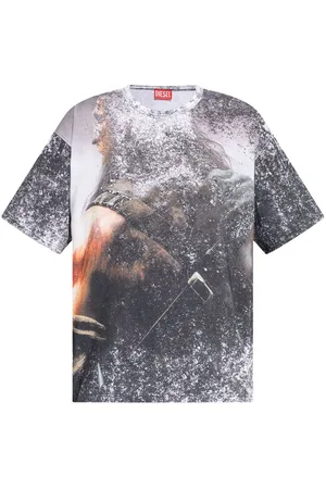 Diesel T-shirt med grafisk tryk