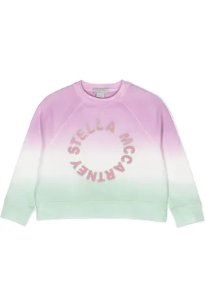 Stella McCartney Sweatshirt med logoapplikation