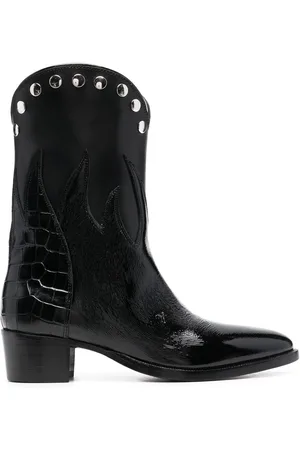 Vivienne Westwood Western-støvler med flamme-design