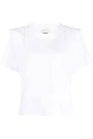 Isabel Marant Zelitos T-shirt med plisseret detalje