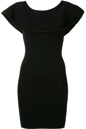 Paule Ka Kort flæsekjole med off-shoulder