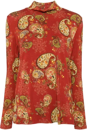 JOHNNY WAS T-shirt med paisleytryk