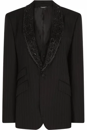 Dolce & Gabbana Enkeltradet nålestribet blazer