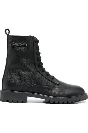Philipp Plein Læderstøvler med snøre