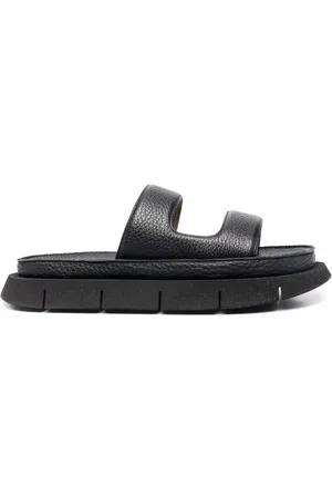MARSÈLL Slip-on sandaler i læder