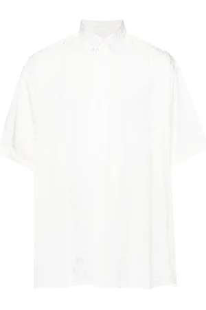 LGN LOUIS GABRIEL NOUCHI Polo i silke med jacquard-mønster