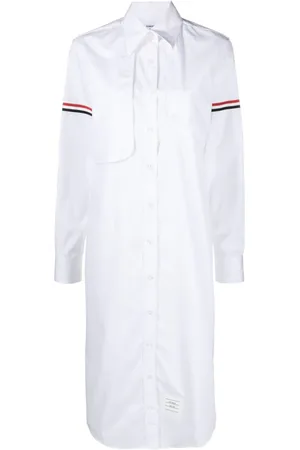 Thom Browne Mellemlang skjortekjole