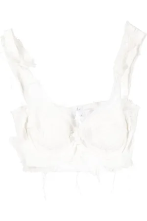 Natasha Zinko Bustier-top med frynsedetalje