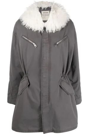 Zadig & Voltaire Kidea parka med lynlås