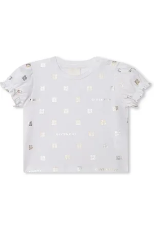 Givenchy T-shirt i strækbar bomuld med 4G-logotryk