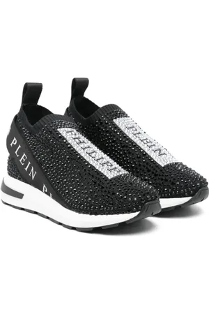 Philipp Plein Slip-on sneakers med krystaludsmykning