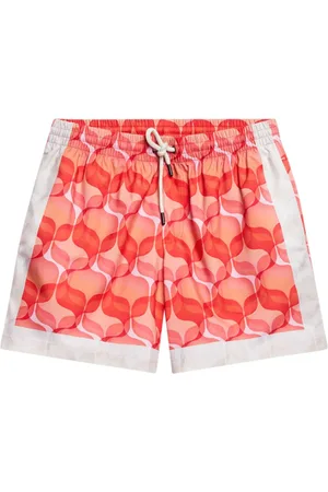 DRIES VAN NOTEN Badeshorts med geometrisk tryk