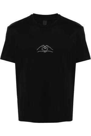 Neil Barrett T-shirt med hjerteformet tryk