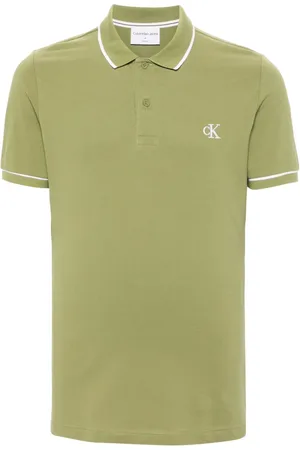 Calvin Klein Polo i piqué med broderet logo