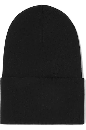 Jil Sander Finstrikket hue med foldet kant