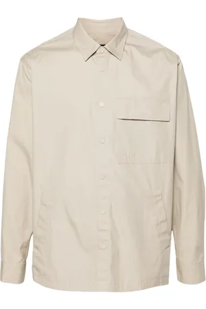 Armani Exchange Skjorte i ripstop med broderet logo