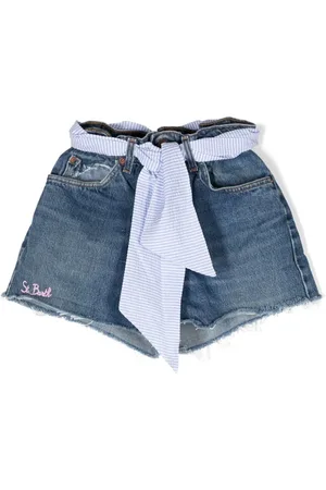 MC2 SAINT BARTH Arizona denimshorts med bælte