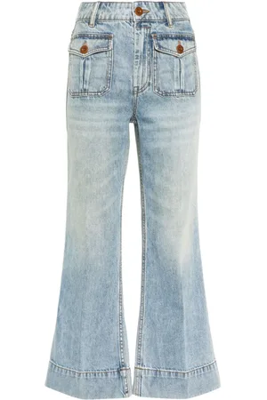 ZIMMERMANN Cropped jeans med svaj