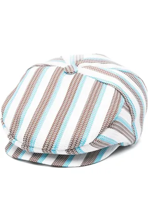 COLORICHIARI Stribet beret i jacquard