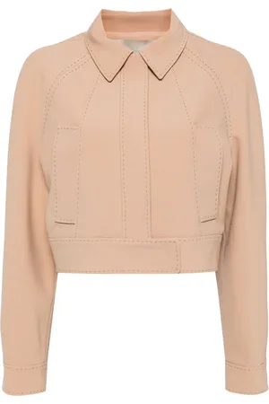 Elie saab Cropped jakke med syningsdetalje