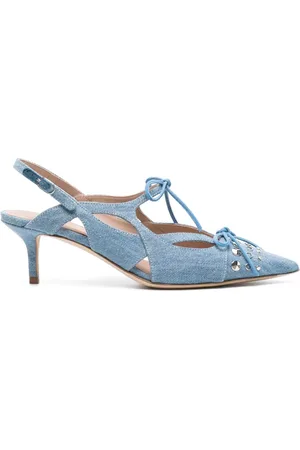 Scarosso X Paula Cademartori Blazing 60mm pumps i denim