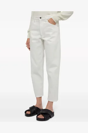 Jil Sander Cropped jeans med lige ben