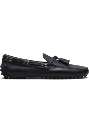 CAR SHOE Loafers i læder med kvast