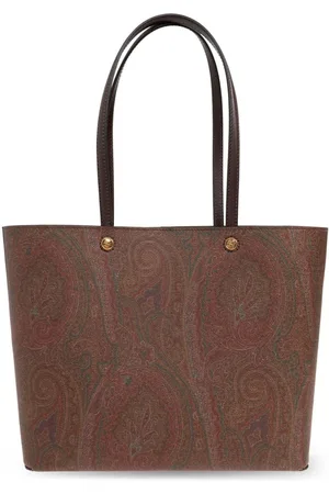 Etro Stor shopper-tote i jacquard med paisleytryk