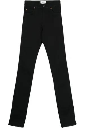 haikure Jeans med svaj og rå kant