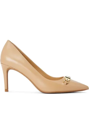 Michael Kors 75 mm pumps i læder med logoapplikation