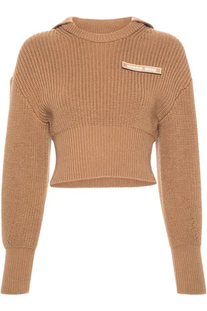 Marine Serre Half Cardigan Sailor sweater i strik