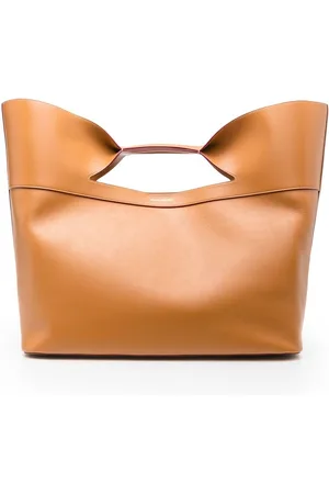 Alexander McQueen The Bow tote i læder