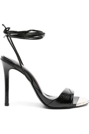 Roberto Cavalli 110mm sandaler med slangeskindseffekt