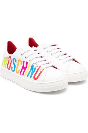 Moschino Sneakers i læder med logotryk