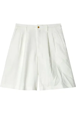 Comme des Garçons Shorts med brede ben og plisseret detalje