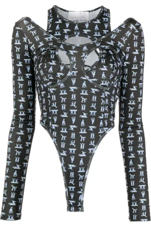 Natasha Zinko Bodysuit-top med udskæringsdetalje