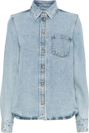 Totême Denimskjorte med klassisk krave
