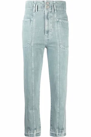 Marant Etoile Højtaljede jeans med lige ben
