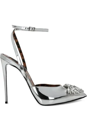 Philipp Plein 100mm pumps med krystal-udsmykning