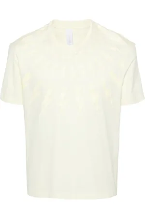 Neil Barrett T-shirt med lyntryk