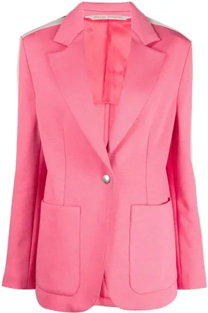 Palm Angels Enkeltradet blazer med stribet detalje