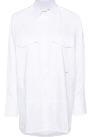 Victoria Beckham Skjorte med broderet logo